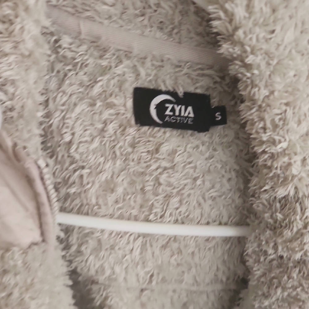 Zyia Active Beige Fleece Jacket